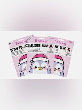 The Crème Shop Pink Penguin Sheet Mask - Hydrating Face Mask